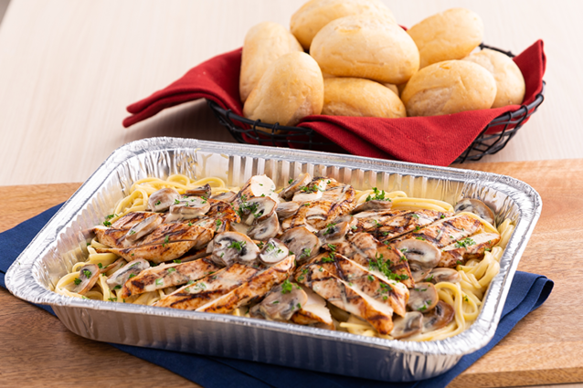 Creamy Chicken & Mushroom Pasta